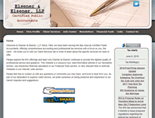 Tablet Screenshot of elsenercpa.com